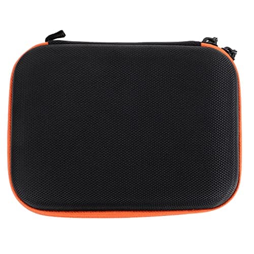 HEATSHAKING Black Eva Hard Shell Camera Travel Case with Nylon and Sponge Materials, High Performance Storage Bag for Action Camera Accessories with Mesh Bag for Travel Protection