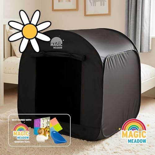 MagicMeadow Sensory Large Pop-Up Blackout Tent | 120cm x 120cm x 120cm — view 3