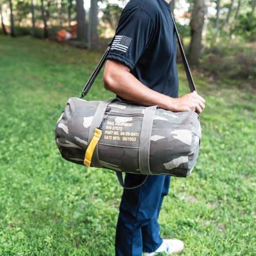 Rothco Canvas Equipment Duffle Bag – Travel & Gym Bag with Heavyweight Cotton Canvas Material – Great for Storing Gear, Clothing, and More, Earth Brown, 19", Duffle Bag — view 2