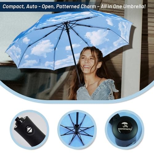 SY COMPACT Travel Umbrella Windproof Automatic Unbreakable UV Protection — view 4
