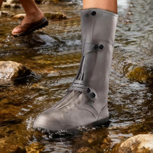 Waterproof Shoe Covers for Rain Silicone Waterproof Non-Slip Daily Supplies — view 4