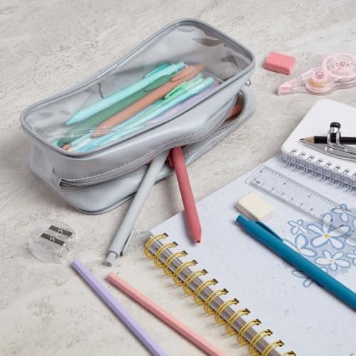 Soul Projekt Large Clear Pencil Case for Back to School — view 2