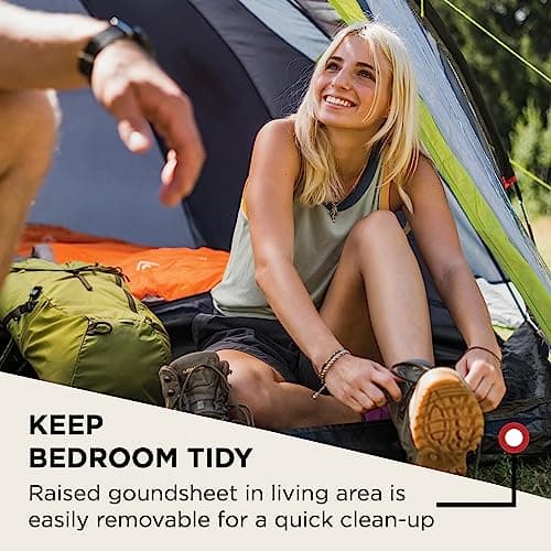 Coleman Darwin 4 Plus Tent | For Festival, Camping & Outdoor Use, Waterproof | 4 Person — view 4