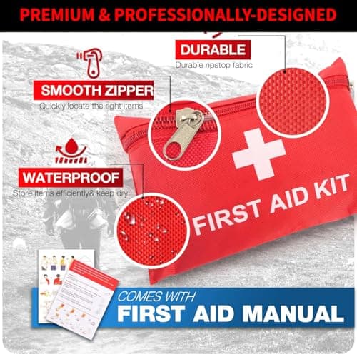 First Aid Kit, Travel Size Portable Emergency Medical Kit — view 4