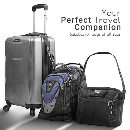 CFMOUR Suitcase Locks, 3-Dial TSA Approved Luggage Lock with Flexible Cable — view 6