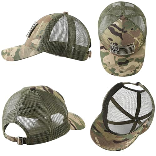 Men Women Camouflage Baseball Cap Camo with Arm Sleeves Unisex Camo Sun Hat Adjustable Outdoor UV Protection Hat Cotton Classic Travel Peak Summer Cap for Sports Camping Fishing Traveling Tennis Golf — view 5