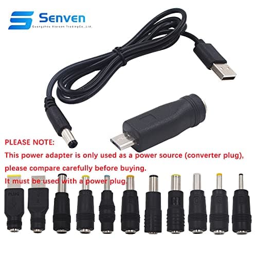 Senvenelec 13Pcs universal laptop power charging adapter (5.5x2.1mm) is a universal power plug suitable for various electronic devices. — view 3