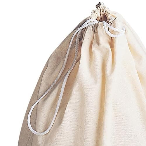 Household Essentials Extra Large Natural Cotton Laundry Bag, Beige — view 4