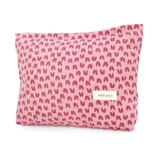 KNUIUYY Cosmetic Bags for Women, Corduroy Toiletry Bag, Travel Toiletry Bag, Multifunctional Travel Makeup Bags with Metal Zipper, Wash Organizer Pouch for Women Girls