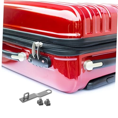 SOLUSTRE Zipper Repair Kit Luggage Zipper Replacement Pulls with 2 Sets Zinc Alloy Black for Suitcases and International Trips — view 5