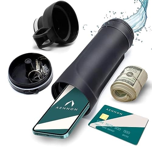 Water Bottle with Hidden Storage — view 3