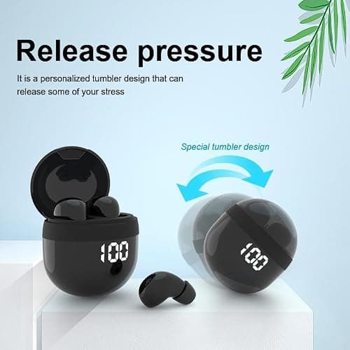 Invisible Mini Wireless Bluetooth Earbuds,Small Ear Buds for Side Sleepers — view 3