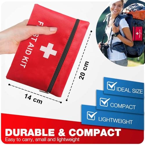 First Aid Kit, Travel Size Portable Emergency Medical Kit — view 3