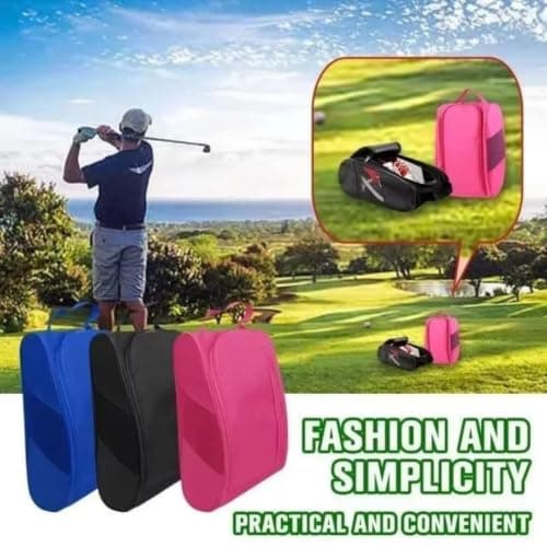 Upgrade Golf Shoe Bag, Football Boot Bag, for Walking, Travel, Gym, Storage — view 2