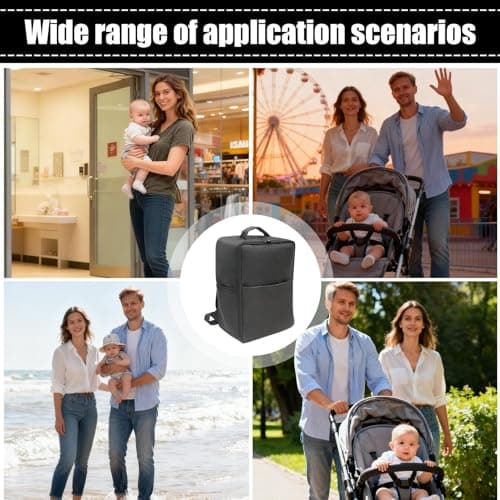 Stroller Backpack Lightweight Travel Storage Backpack — view 5