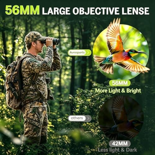 Aurosports 15x56 Binoculars for Adults High Power — view 4