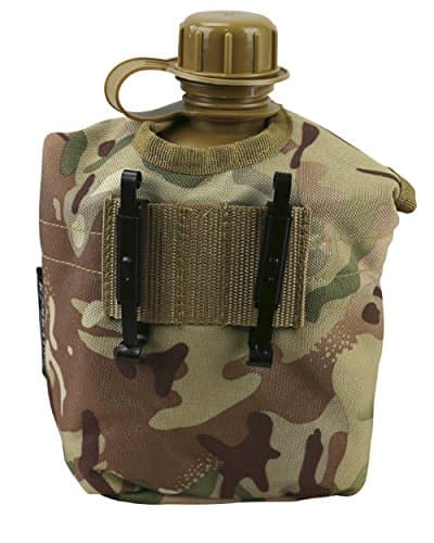 VORAGA Zip Zap Zooom Kombat Army Combat Military Water Bottle BTP US GI British Camo Waist Belt Pouch Clip — view 3