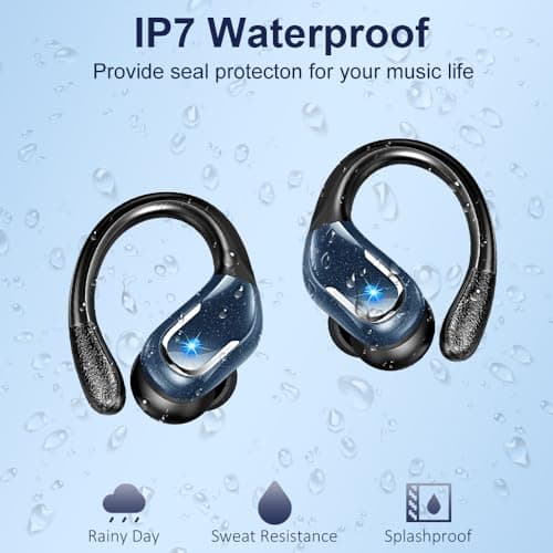 Wireless Earbuds Sport, 75Hrs Bluetooth 5.4 Headphones Stereo Bass Ear Buds — view 6