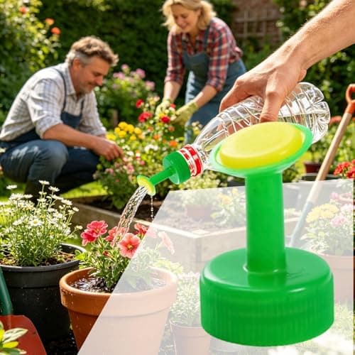 Water Bottle Spout Adapter | Universal Wind,Irrigation Nozzle For Bottle | For Indoor & Outdoor Nursery Balcony Lawn Potted Plants Vegetables Flowers — view 3
