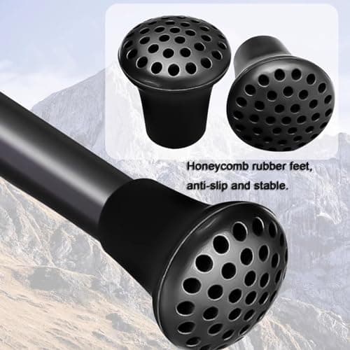 4-Section Telescopic Walking Stick Titanium Alloy Lightweight Hiking Stick - Can Be Put in a School Bag Non-Slip Walking Stick(A,38~105cm) — view 6