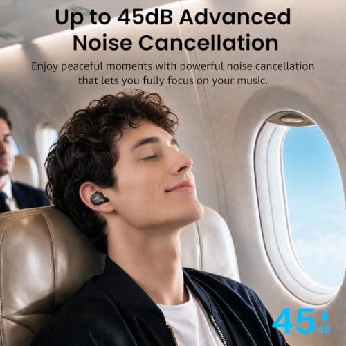 TOZO NC9 Hybrid Active Noise Cancelling Wireless Earbuds, 60H, LED Display — view 2