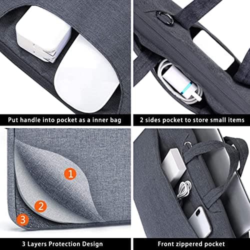 Voova 17-17.3 inch Laptop Shoulder Bag MacBook Sleeve, Computer Bags — view 6