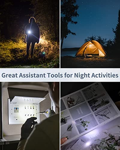 Uniclife 10 Pack Mini LED Keychain Flashlight 12 Lumen | Portable Ultra Bright Light Battery Powered Flat Black Torch for EDC Outdoor Camping Hiking and Emergency Lighting (Batteries Included) — view 6