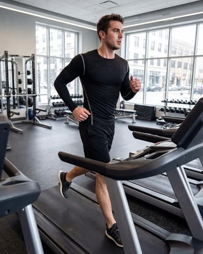 Hicarer 6 Pack Men's Thermal Compression Shirts Athletic Long Sleeve Workout Running Shirt Winter Base Layer Sport Top — view 3