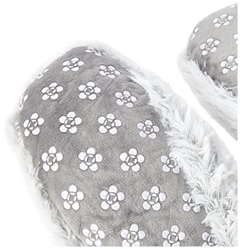 Warmies® Fully Heatable Wellness Boots Scented with French Lavender - Grey Marshmallow, — view 4