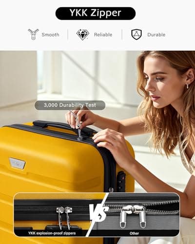 COOLIFE 28 Inch Large Suitcase, ABS+PC, Lightweight Hard Shell Luggage — view 4