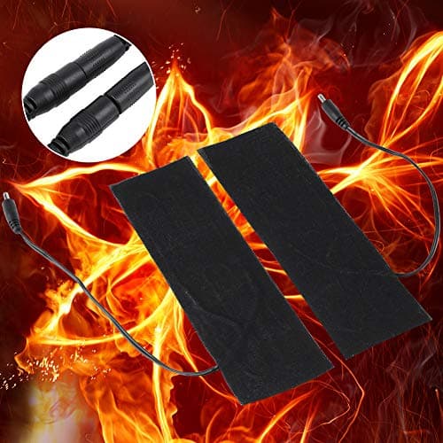 Wincal USB Heater Pad Warm Insoles for Men and Women, 1 Pair 5V Electric Foot Warmers with Carbon Fiber Elements, 35-50°C Foldable and Washable for Outdoor Camping Heating — view 3