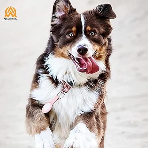 Leather AirTag Keyring Case For Apple Airtag Holder Protective Leather Case Tracker Cover with Holder Airtag Key Ring Compatible with Apple New AirTag Dog Collar — view 4