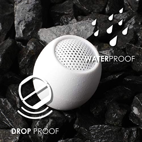 Boompods Zero Mini Bluetooth Speaker - Small Portable Speakers, White — view 4