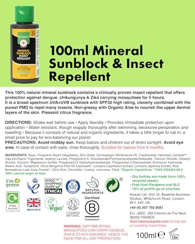 Incognito SPF30 Sun Cream Mosquito Repellent Moisturiser 100ml — view 5