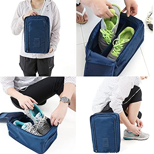 Shoes Storage Bag,Forreen 6 Pieces Travel Shoe Bags Travel Organiser Packing Bags Portable Dustproof Waterproof Shoes Storage Bags with Handle for Clothes Cosmetic Shoes — view 2