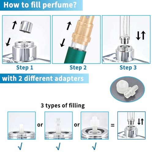 5ml 1-Pack Travel Refillable Perfume Atomiser Bottle, Perfume Refill Bottle — view 4