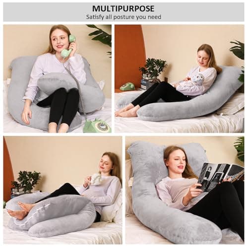 Chilling Home Pregnancy Pillows, Memory Foam U Shaped Maternity Pillow — view 3
