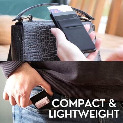 Defender Card Vault - Police Accredited RFID Blocking Credit Card Holder - Slim Metal Pop-Up Wallet with Cash Pouch - Solid Aluminium Design (Pack of 2) — view 6