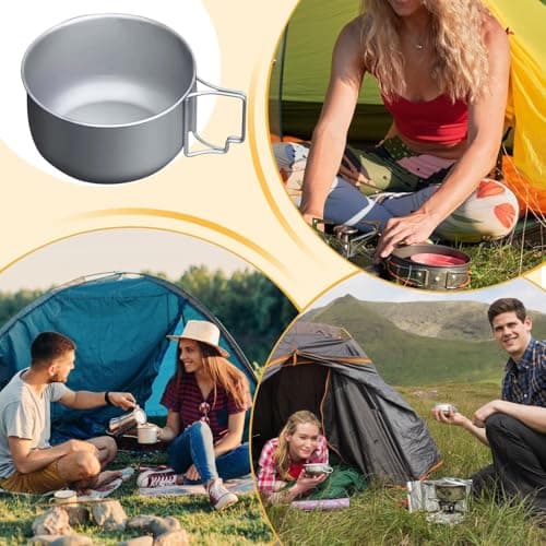 Folding Hiking Cooking Pot for Soup and Cooking — view 4