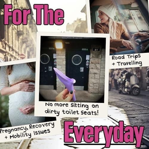 SHEWEE Flexi – The Original Female Urinal – Made in the UK – Reusable, Flexible & Portable Urination Device. Festival, Camping, Car, Hiking Essentials for Women. Stand to Pee Funnel – Pink — view 4