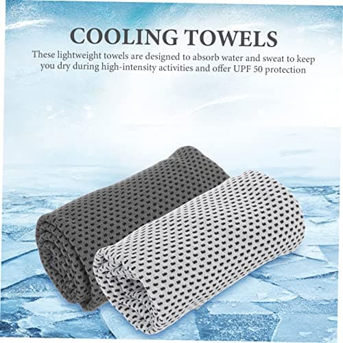 KOMBIUDA Microfiber Cooling Sports Towels 4pcs, Sweat-absorbing Travel Set — view 6
