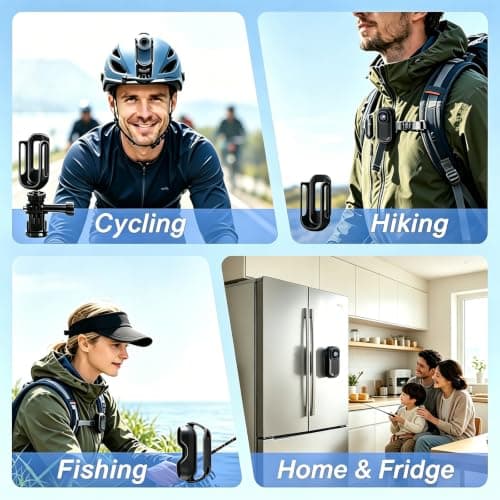 Xilecam 2.7K WiFi Magnetic Mini Body Camera, Portable Camera Charging Case — view 5