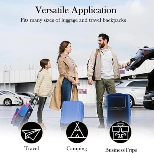 7PCS Compression Packing Cubes Set, Travel Luggage Organiser Bags for Suitcases & Backpacks, Space-Saving Packing Organisers for Trips (Beige) — view 6