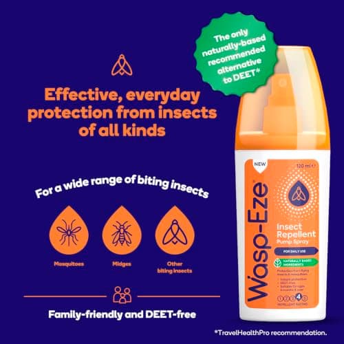 Wasp-Eze DEET Free Insect Repellent Pump Spray, 120ml — view 2