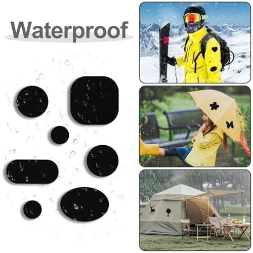 Skystuff 45pcs Nylon Repair Patches, Waterproof Self-Adhesive for Tent — view 4