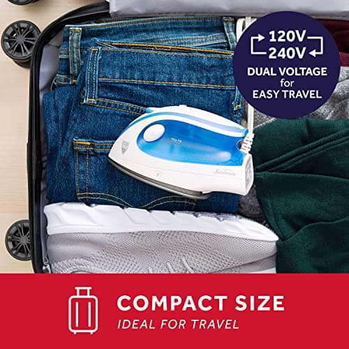 Sunbeam Hot-2-Trot 800 Watt Compact Non-Stick Soleplate Travel Iron, GCSBTR-100-000 — view 2