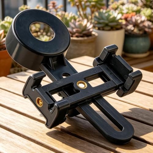 Telescope Phone Mount, Monocular Digiscoping Tripod Adapter For Photography — view 3