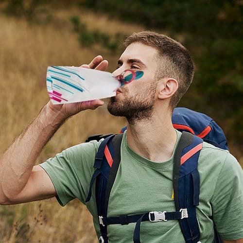 Foldable Water Bottle, 700ml Fully Collapsible Stock Bottle Pack of 4 — view 6