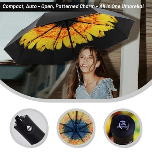 SY COMPACT Travel Umbrella Windproof Automatic Unbreakable UV Protection — view 5