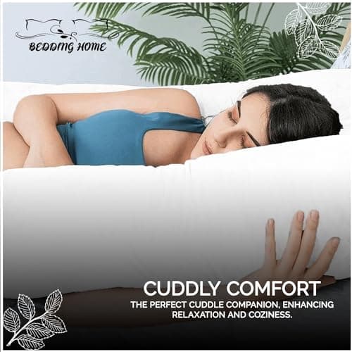 Bedding Home 9ft U Shaped Pregnancy Pillow | Back Support Cuddle Cushion Side Sleeper Pillows for Maternity Support | Full Body Pillow For Pregnant Women — view 4